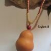 custom pet portrait necklace,hand carved gourd - Image 2