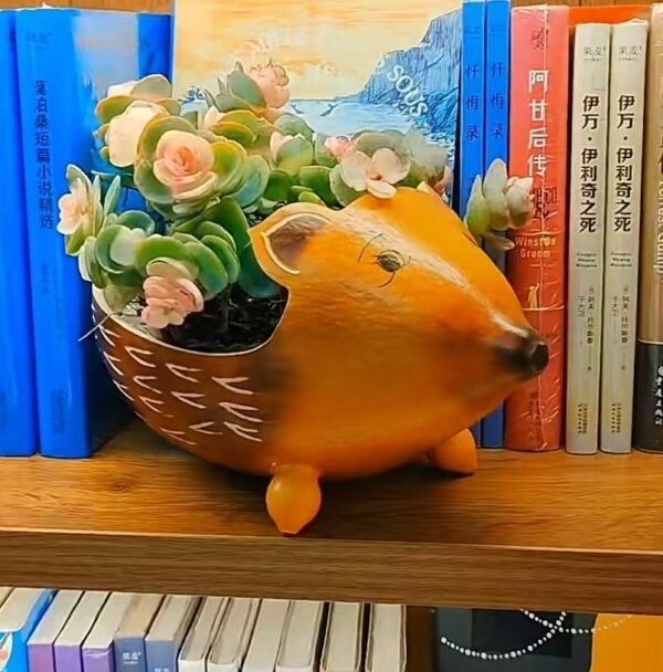 Plant pots,handmade planters,handmade gift,Hedgehog - Image 3