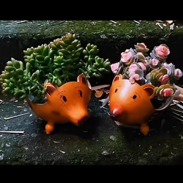 Plant pots,handmade planters,handmade gift,Piglet - Image 4