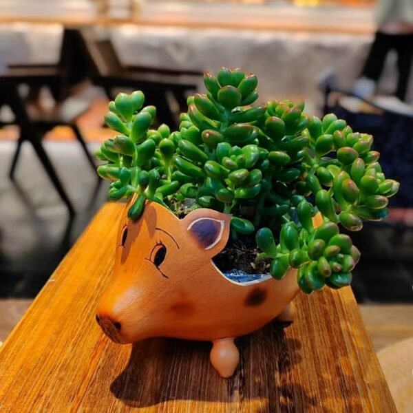 Plant pots,handmade planters,handmade gift,Piglet